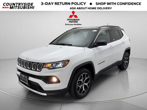Bright White Clearcoat 2025 Jeep Compass Limited