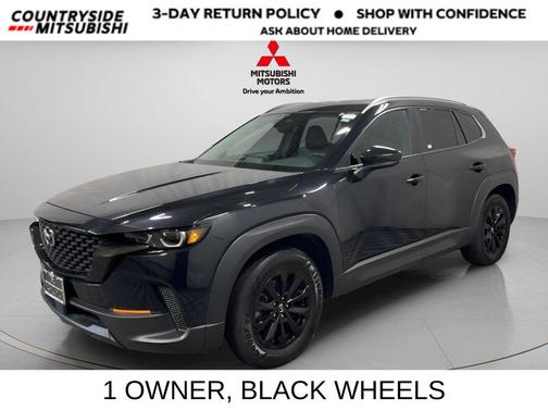 Jet Black Mica 2025 Mazda CX-50 2.5 S Preferred Package