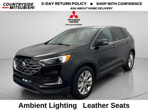 AGATE BLACK METALLIC 2024 Ford Edge Titanium