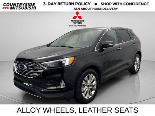 AGATE BLACK METALLIC 2024 Ford Edge Titanium