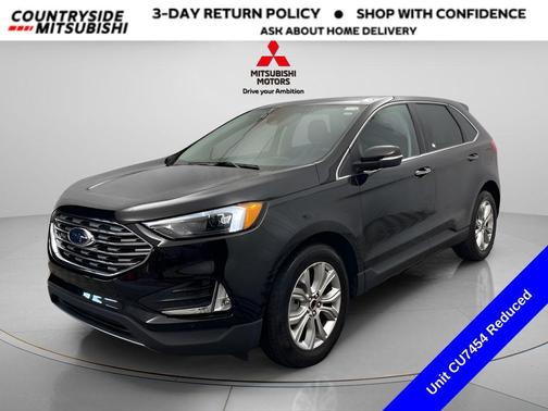 AGATE BLACK METALLIC 2024 Ford Edge Titanium