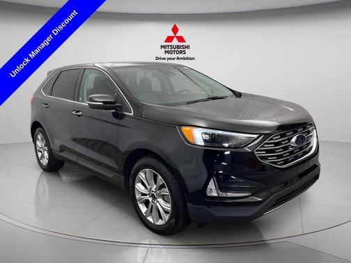 AGATE BLACK METALLIC 2024 Ford Edge Titanium