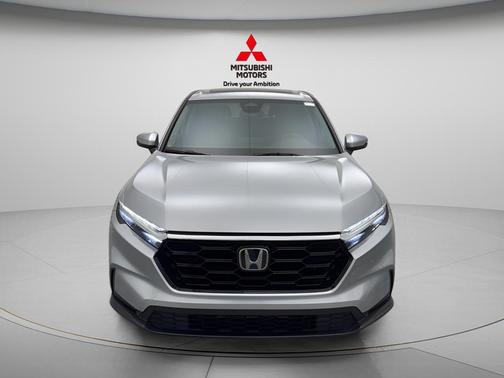 Solar Silver Metallic 2025 Honda CR-V EX AWD