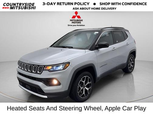 Silver Zynith Metallic Clearcoat 2025 Jeep Compass Limited