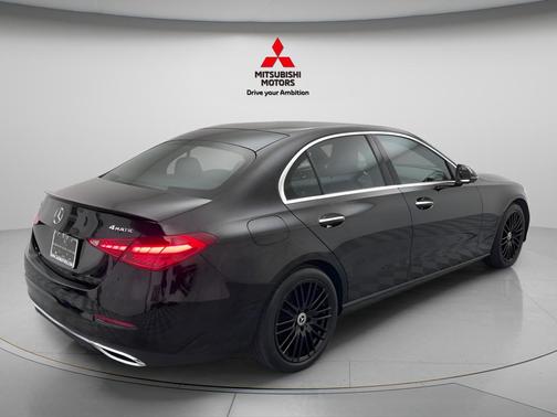 Black 2025 Mercedes-Benz C-Class C 300 4MATIC