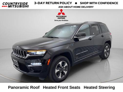 Diamond Black Crystal Pearlcoat 2024 Jeep Grand Cherokee 4xe Base