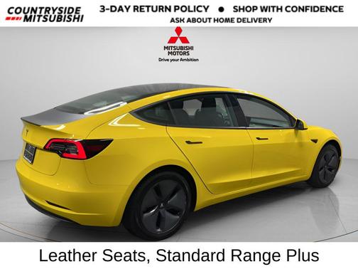 Yellow 2019 Tesla Model 3 Standard Range Plus