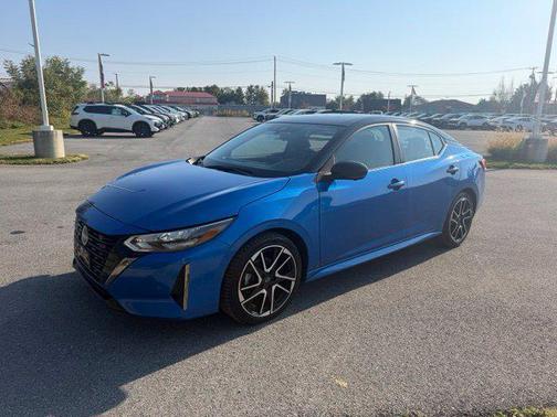 Electric Blue Metallic/Super Black 2024 Nissan Sentra SR