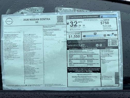 2026 Nissan Sentra SR