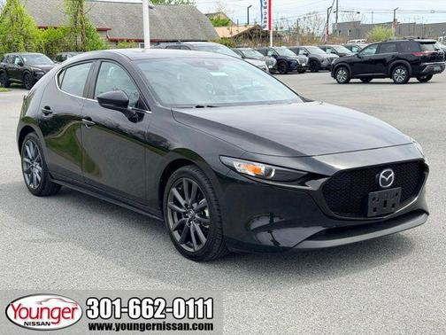 Jet Black Mica 2023 Mazda Mazda3 FWD w/Preferred Package