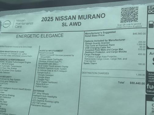 2025 Nissan Murano SL