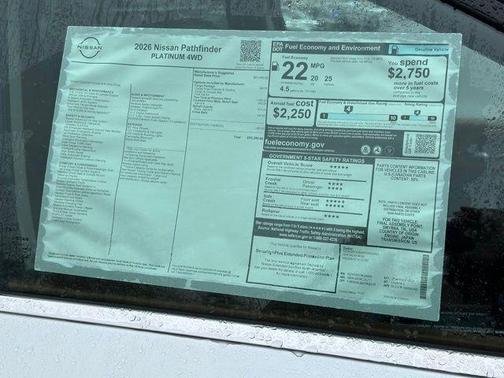2026 Nissan Pathfinder Platinum