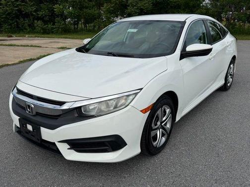 White Orchid Pearl 2016 Honda Civic LX