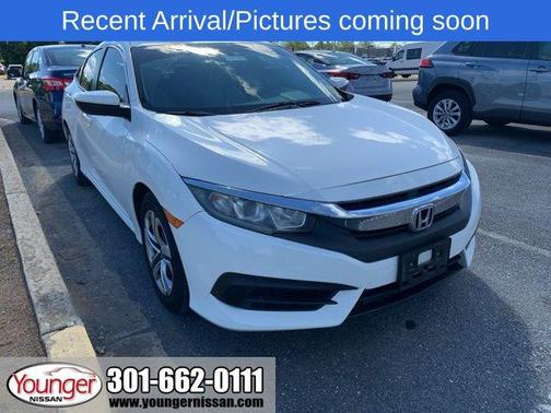 White Orchid Pearl 2016 Honda Civic LX