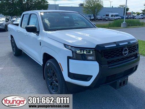 Glacier White 2026 Nissan Frontier SV
