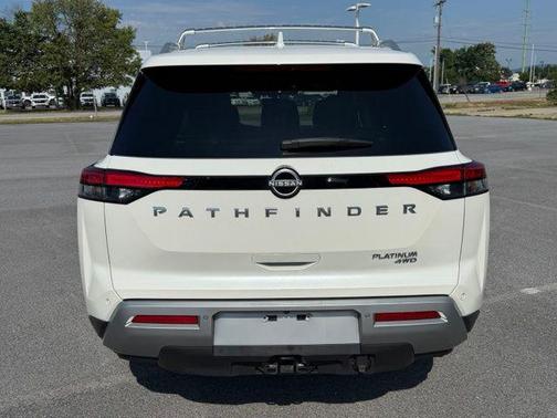 Pearl White Tricoat 2023 Nissan Pathfinder Platinum 4WD