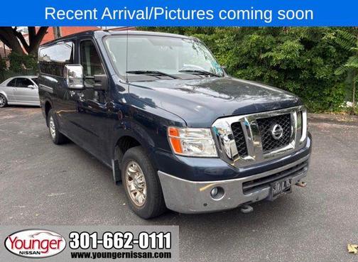 Arctic Blue Metallic 2017 Nissan NV Passenger NV3500 HD SL V8