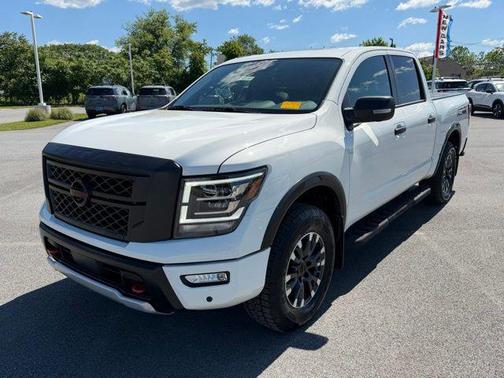 Glacier White 2024 Nissan Titan PRO-4X