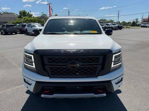 Glacier White 2024 Nissan Titan PRO-4X