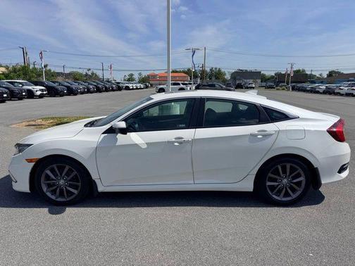 Platinum White Pearl 2020 Honda Civic EX