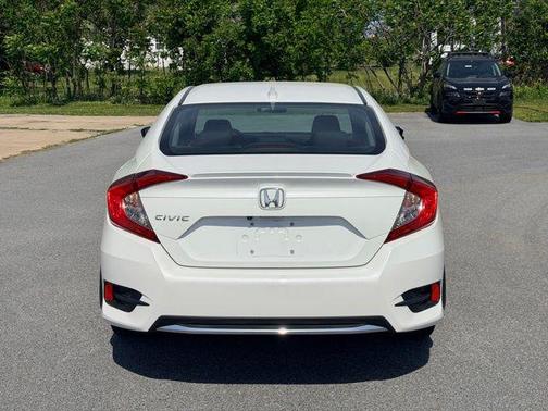 Platinum White Pearl 2020 Honda Civic EX