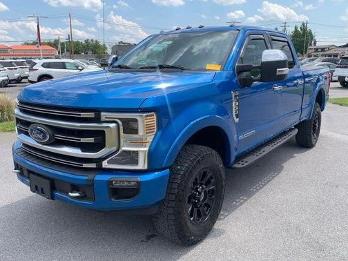 Blue Metallic 2020 Ford F-350 Platinum
