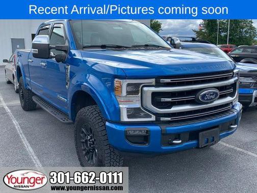 Blue Metallic 2020 Ford F-350 Platinum
