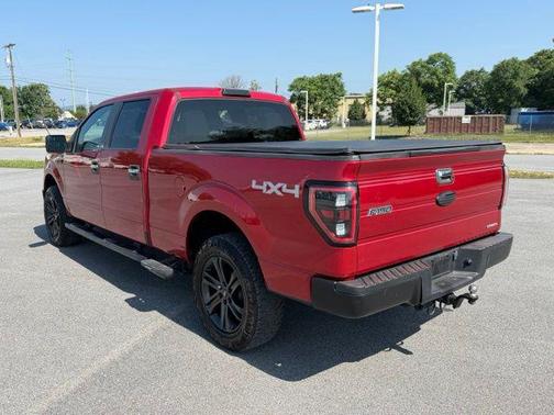 RED 2011 Ford F-150 XLT