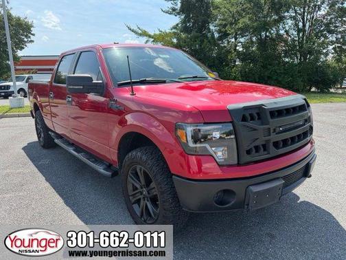 RED 2011 Ford F-150 XLT