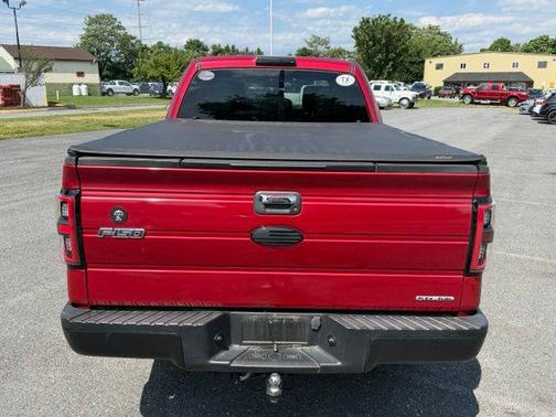 RED 2011 Ford F-150 XLT