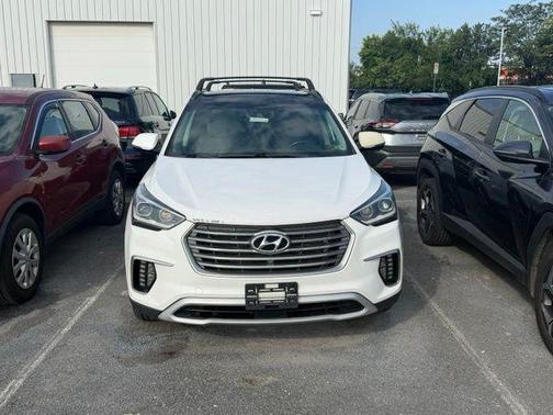 Monaco White 2017 Hyundai SANTA FE Limited Ultimate