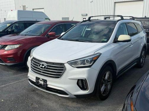 Monaco White 2017 Hyundai SANTA FE Limited Ultimate