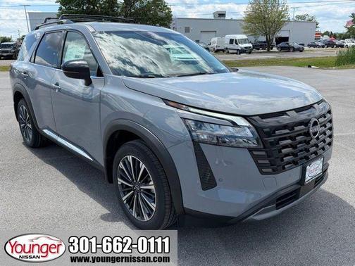 Boulder Gray Pearl 2026 Nissan Pathfinder Platinum