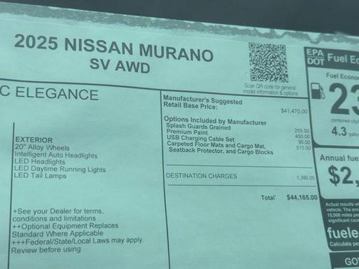 2025 Nissan Murano SV