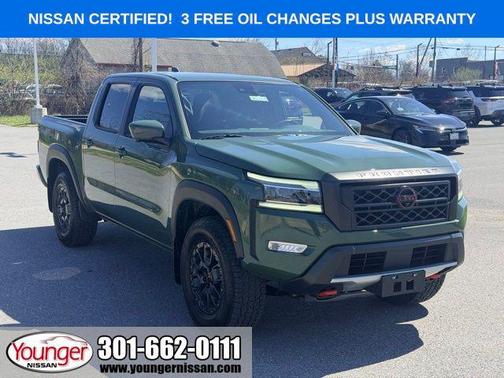 Tactical Green Metallic 2024 Nissan Frontier PRO-4X