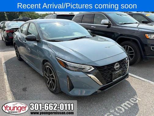 Atlantic Gray Metallic 2025 Nissan Sentra SR
