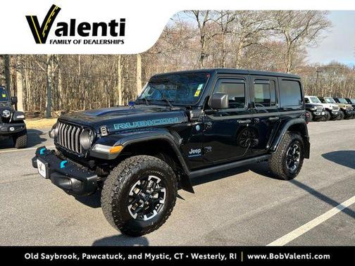 Black Clearcoat 2024 Jeep Wrangler 4xe Rubicon X