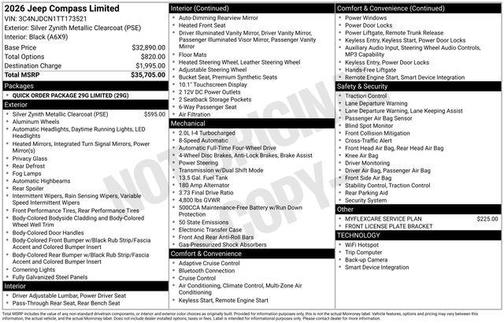 2026 Jeep Compass Limited