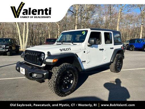 Bright White Clearcoat 2024 Jeep Wrangler Willys