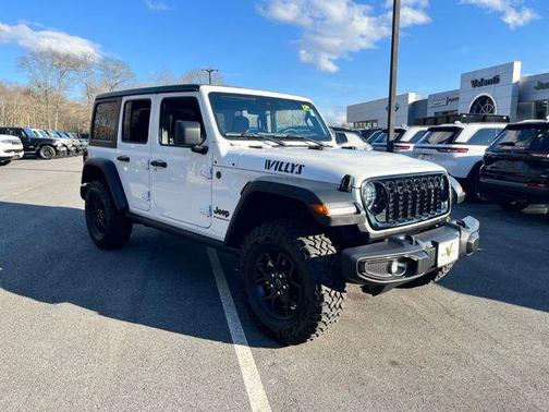 Bright White Clearcoat 2024 Jeep Wrangler Willys