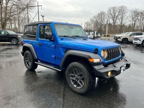 Hydro Blue Pearlcoat 2025 Jeep Wrangler Sport S