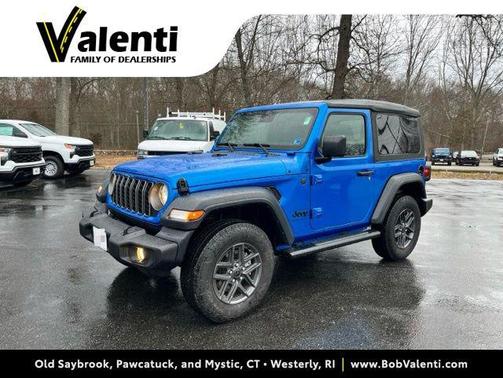 Hydro Blue Pearlcoat 2025 Jeep Wrangler Sport S