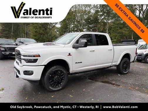 Bright White Clearcoat 2026 RAM 2500 Limited Crew Cab 4x4 6'4' Box