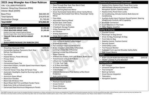2023 Jeep Wrangler 4xe Rubicon