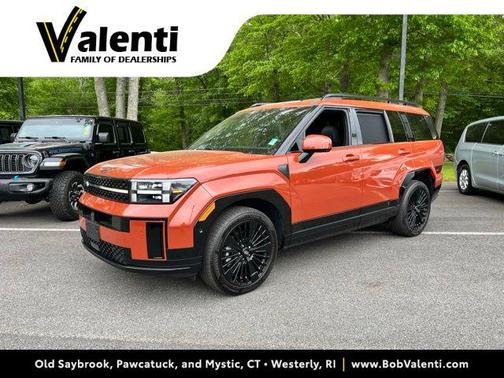 Terracotta Orange 2025 Hyundai SANTA FE HEV Calligraphy