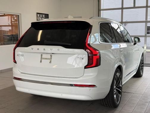 Crystal White 2026 Volvo XC90 Plug-In Hybrid Plus, T8 AWD, Electric/Gasoline, Bright, 7 Seats