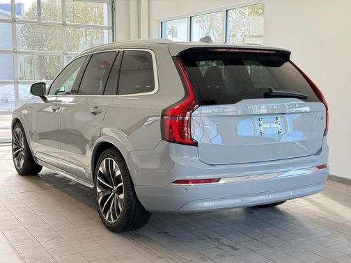 Vapour Grey Metallic 2026 Volvo XC90 Plus, B6 AWD Gas (mild hybrid), Gasoline, Bright, 7 Seats