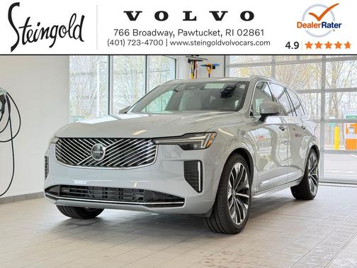 Vapour Grey 2026 Volvo XC90 Plus, B6 AWD Gas (mild hybrid), Gasoline, Bright, 7 Seats