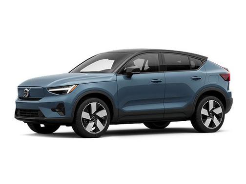 Fjord Blue 2022 Volvo C40 Recharge Pure Electric P8 Ultimate