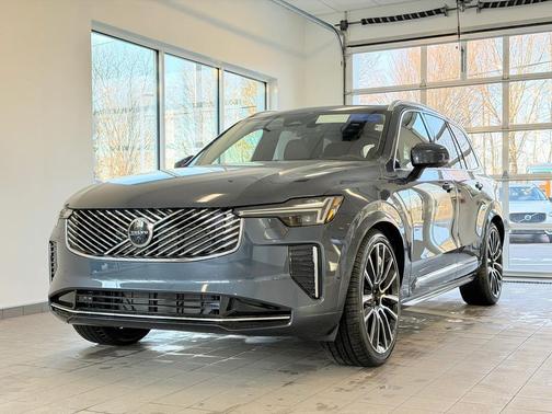 Denim Blue Metallic 2026 Volvo XC90 Ultra, B6 AWD Gas (mild hybrid), Gasoline, Bright, 7 Seats